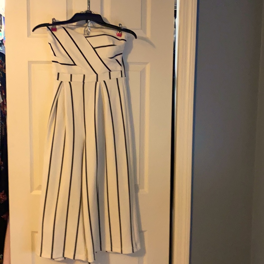 Strapless summer jump suit w built in bra